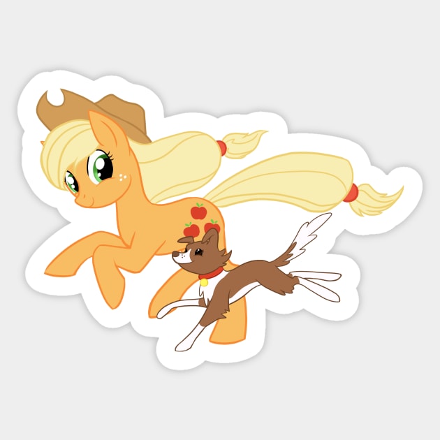 AJ and Winona Sticker by DawnAllies